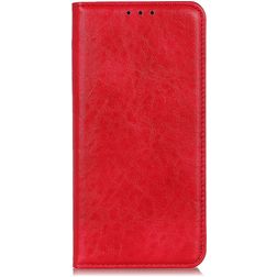 Mobigear Classic Elegance Housse Samsung Galaxy A21 Etui Porte-Monnaie - Rouge