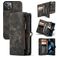 Caseme 008 Housse iPhone 13 Mini Etui avec Coque Détachable Porte-Monnaie - Noir
