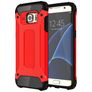 Mobigear Outdoor Coque Samsung Galaxy S7 Edge Coque arrière Rigide Anti-Chocs - Rouge