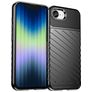 Mobigear Groove Coque iPhone 17e Coque arrière en TPU Souple - Noir