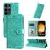 Mobigear Sunflower Housse Samsung Galaxy S24 Ultra Etui Porte-Monnaie - Vert