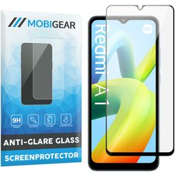 Mobigear Premium Xiaomi Redmi A1 4G Verre trempé Protection d'écran - Compatible coque - Noir