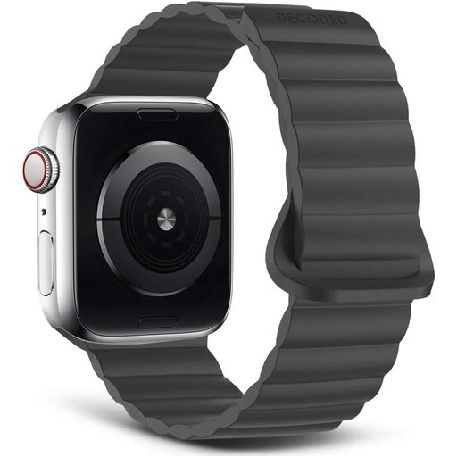 Decoded Traction Loop Bracelet Silicone Apple Watch Fermeture magnétique - 49/46/45/44 mm - Noir