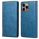 Mobigear Wallet Housse iPhone 16 Pro Max Etui Porte-Monnaie - Bleu