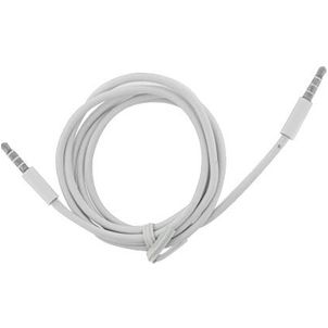 Xccess - Extension de Câble AUX 3.5mm vers AUX 3.5mm 1 mètre - Blanc