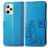 Mobigear Clover Realme C35 Étui Portefeuille - Bleu