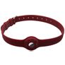 Mobigear Coque Silicone souple Collier pour Apple AirTag - 23,5 - 47,5 cm - Bordeaux