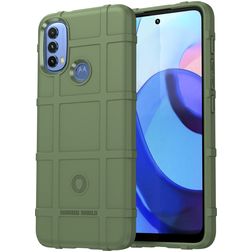 Mobigear Rugged Shield Coque Motorola Moto E30 Coque arrière en TPU Souple Anti-Chocs - Vert