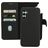 Mobiparts Samsung Galaxy A34 Coque Cuir véritable Étui 2en1 avec coque amovible Portefeuille - Noir