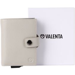 Valenta Card Case Plus - Porte Cartes en - 8 Cartes - Blanc