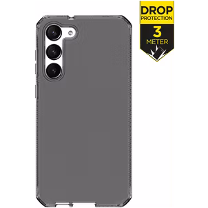 ITSkins SpectrumClear-R Coque Samsung Galaxy S23 Coque arrière en TPU Souple Anti-Chocs - Smoke
