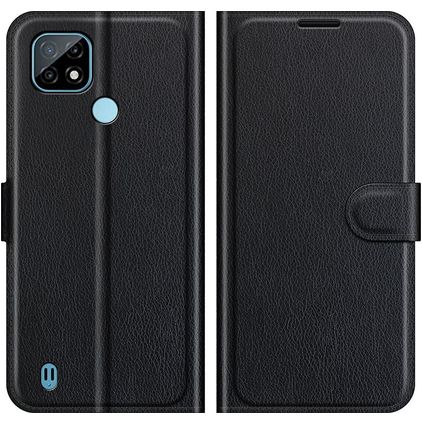 Mobigear Classic Realme C21 Étui Portefeuille - Noir