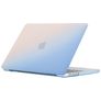 Mobigear Rainbow Matte MacBook Pro 16 Pouces (2021-2026) Coque - Bleu / Rose - Model A2485 / A2780 / A2991 / A3186 / A3428 / A3429