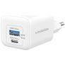 Mobilize Wall Charger Double USB / USB-C Chargeur Sans câble Power Delivery 30W - Blanc