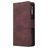 Mobigear Zipper Housse Samsung Galaxy A41 Etui Porte-Monnaie - Marron