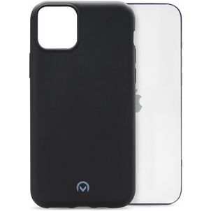 Mobilize Rubber Gelly Coque iPhone 12 Pro Max Coque arrière en TPU Souple - Matt Black