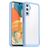Mobigear Crystal Coque Samsung Galaxy A54 Coque arrière Rigide - Transparent / Bleu