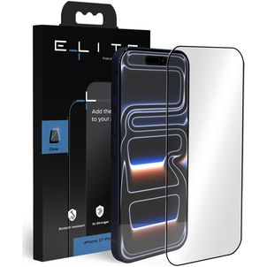 Elite iPhone 17 Pro Verre trempé Protection d'écran - Compatible coque