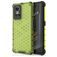 Mobigear Honeycomb Realme GT Neo 3 Plastique rigide Coque arrière Antichoc - Vert