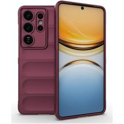 Mobigear Bumpy Coque Samsung Galaxy S26 Ultra Coque arrière en TPU Souple - Wine Red