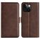 Mobigear Slim Magnet Housse iPhone 15 Etui Porte-Monnaie - Marron