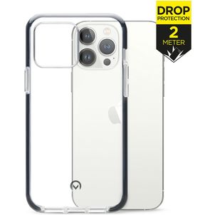 Mobilize Shatterproof Coque iPhone 13 Pro Max Coque arrière Rigide Anti-Chocs - Transparent / Noir