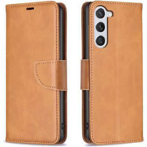 Mobigear Excellent Housse Samsung Galaxy S25 Etui Porte-Monnaie - Cognac