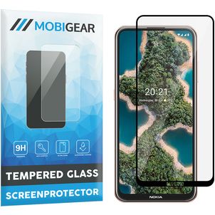 Mobigear Premium Nokia X20 Verre trempé Protection d'écran - Compatible Coque - Noir