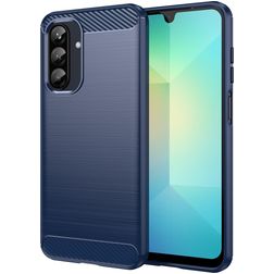 Mobigear Brushed Slim Coque Samsung Galaxy A26 Coque arrière en TPU Souple - Bleu