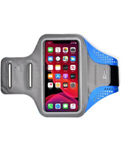 Mobigear Easy Fit Coque de Sport Brassard Brassard Téléphone en Neoprène - Medium - Bleu