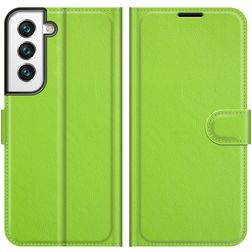 Mobigear Classic Samsung Galaxy S22 Étui Portefeuille - Vert
