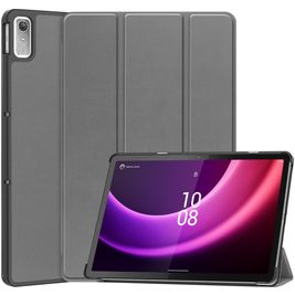 Mobigear Tri-Fold Coque Lenovo Tab P11 Gen 2 Etui - Gris