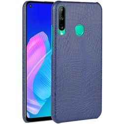 Mobigear Croco Coque Huawei P40 Lite E Coque arrière Rigide - Bleu