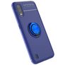 Mobigear Armor Ring Coque Samsung Galaxy A01 Coque arrière en TPU Souple Anti-Chocs avec Anneau-Support - Bleu
