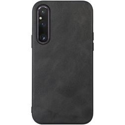 Mobigear Excellent Sony Xperia 1 V Plastique rigide Coque arrière - Noir