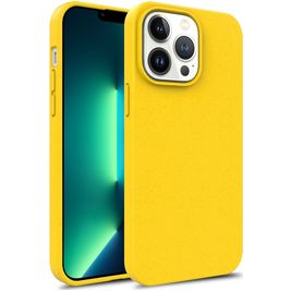 Mobigear Bio Coque iPhone 15 Coque arrière en Eco-Friendly - Jaune
