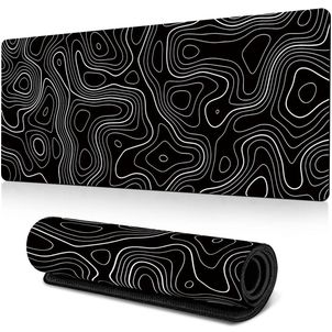 Mobigear Anti-Slip - Tapis de souris - 40 x 90 CM - Abstract Fluid 25