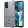 Mobigear Rugged Shield Coque Motorola Moto G42 Coque arrière en TPU Souple Anti-Chocs - Gris