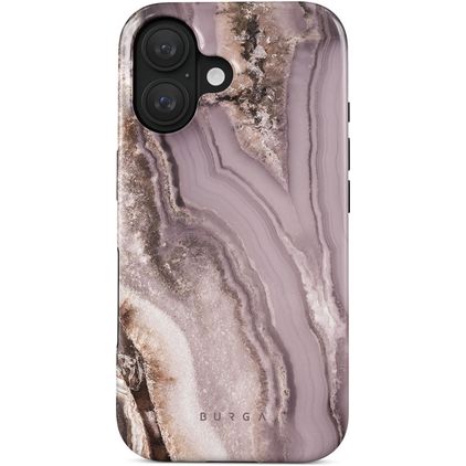 Burga Tough Coque iPhone 16 Plus Coque arrière Rigide Anti-Chocs - Golden Taupe
