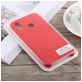 Mobigear Rubber Touch Coque Huawei P20 Lite (2018) Coque arrière en Silicone - Rouge