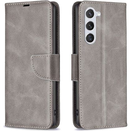 Mobigear Excellent Housse Samsung Galaxy S25 Etui Porte-Monnaie - Gris
