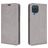 Mobigear Retro Slim Housse Samsung Galaxy A12 Etui Porte-Monnaie - Gris