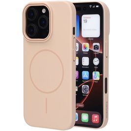 Mobiparts Slim Line Coque iPhone 16 Pro MagSafe Coque arrière Rigide - Dune Sand