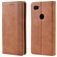 Mobigear Sensation Google Pixel 3a Étui Portefeuille - Cognac