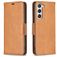 Mobigear Excellent Housse Samsung Galaxy S25 Etui Porte-Monnaie - Cognac