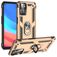 Mobigear Armor Ring Coque OPPO A76 Coque arrière Rigide Anti-Chocs avec Anneau-Support - Or