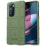 Mobigear Rugged Shield Coque Motorola Edge X30 Coque arrière en TPU Souple Anti-Chocs - Vert
