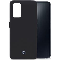 Mobilize Rubber Gelly Coque Realme 9i Coque arrière en TPU Souple - Matt Black