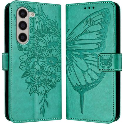 Mobigear Butterfly Housse Samsung Galaxy Z Fold 6 Etui Porte-Monnaie - Vert