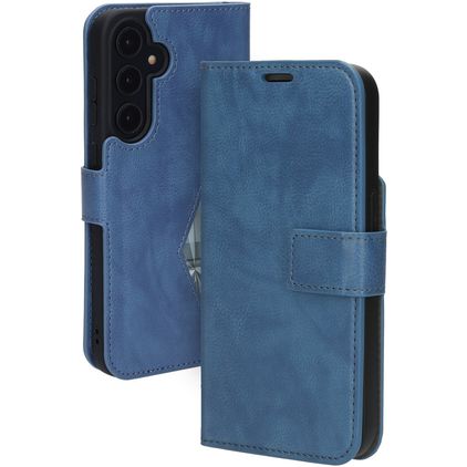 Mobiparts Classic Wallet Housse Samsung Galaxy A35 Etui Porte-Monnaie - Steel Blue